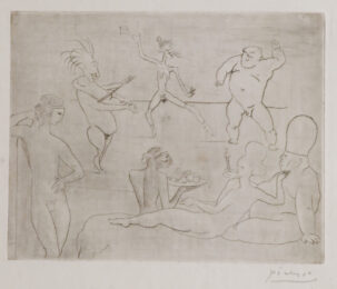 La Danse Barbare (Devant Salomé et Hérode) by Pablo Picasso at John Szoke Gallery