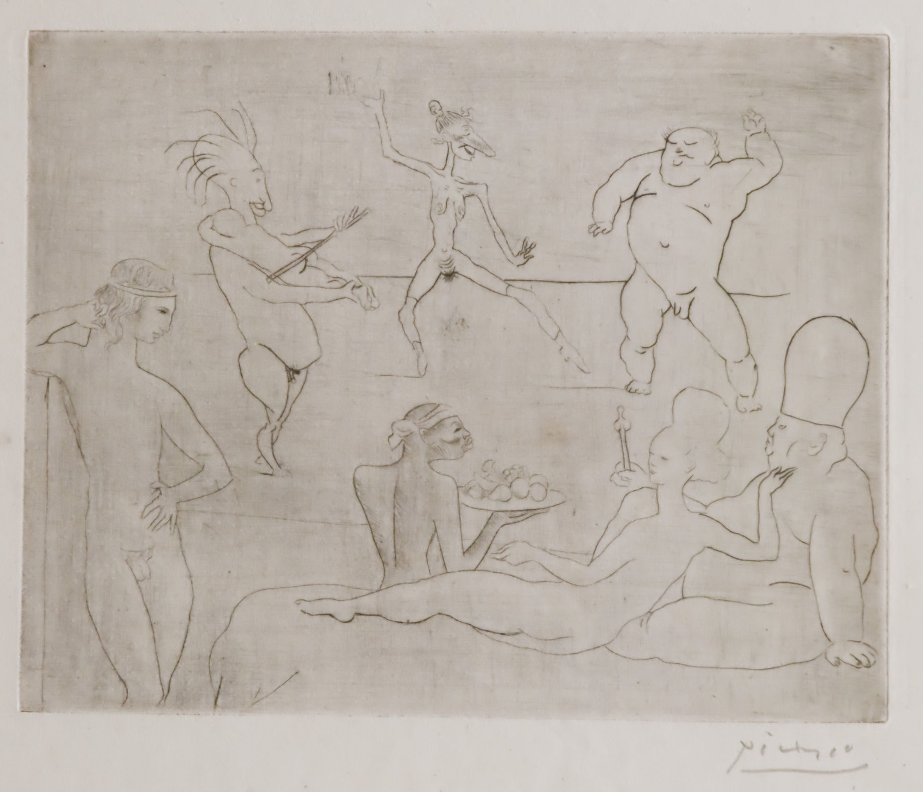 La Danse Barbare (Devant Salomé et Hérode) by Pablo Picasso