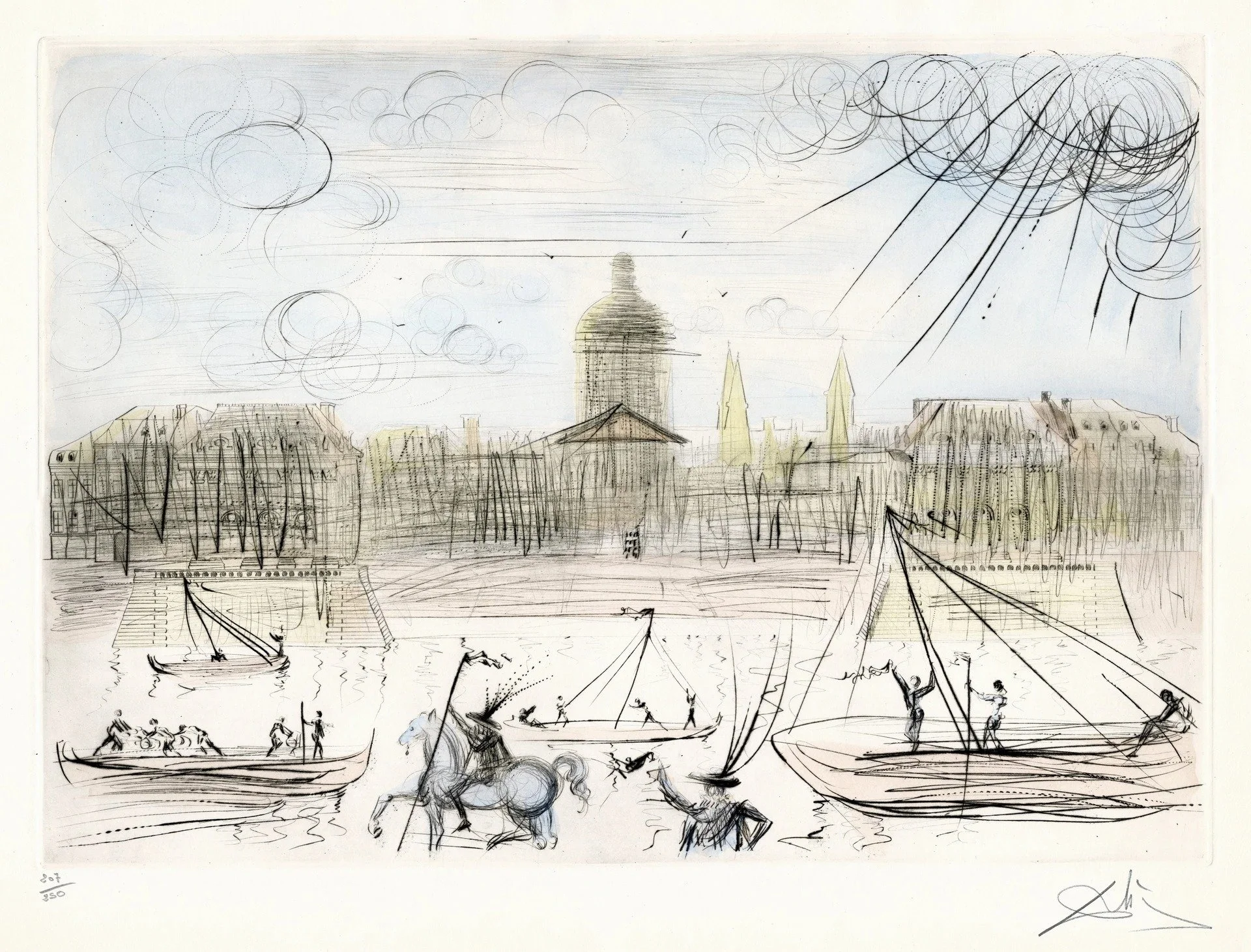 L’Académie de Paris by Salvador Dalí