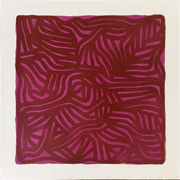 Magenta by Sol LeWitt at Turner Carroll Gallery