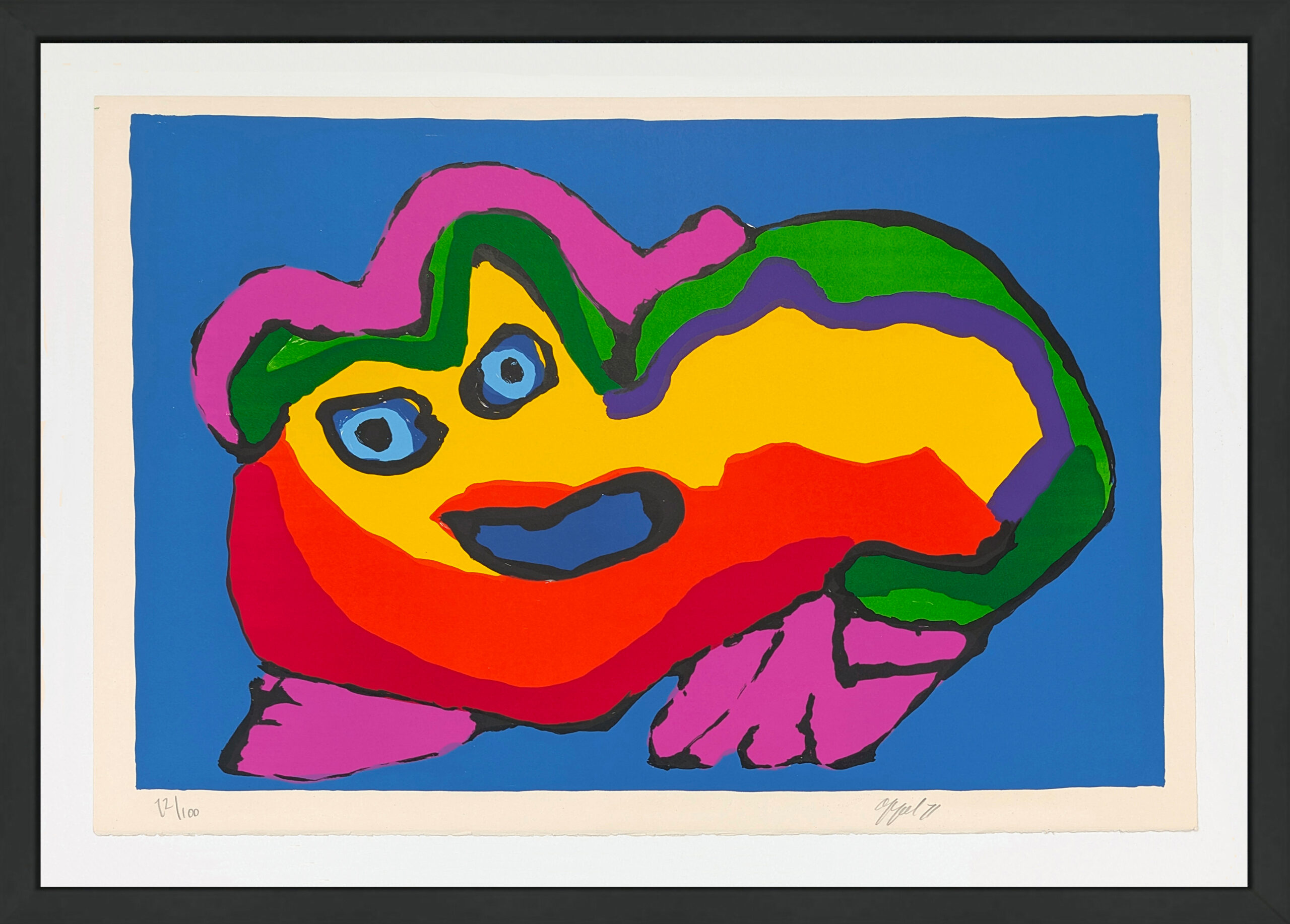 Blue Eyed Creature by Karel Appel