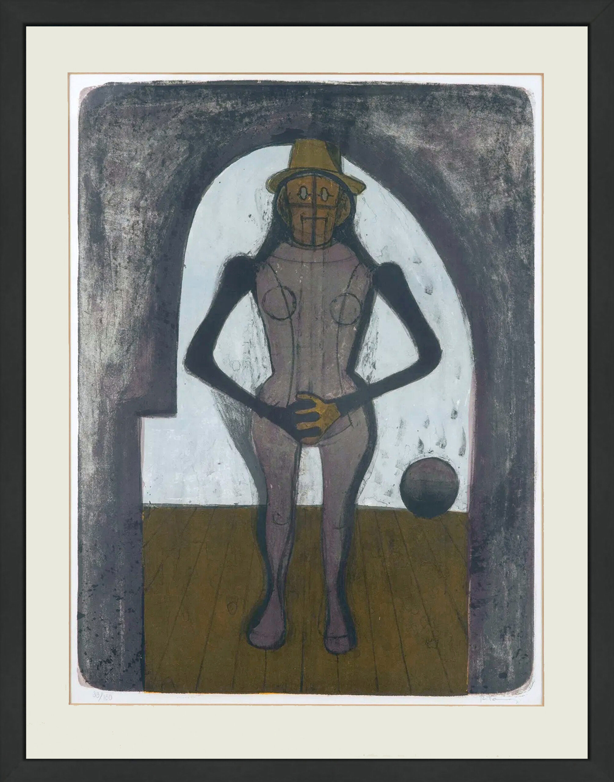 Femme Au Collant Rose by Rufino Tamayo