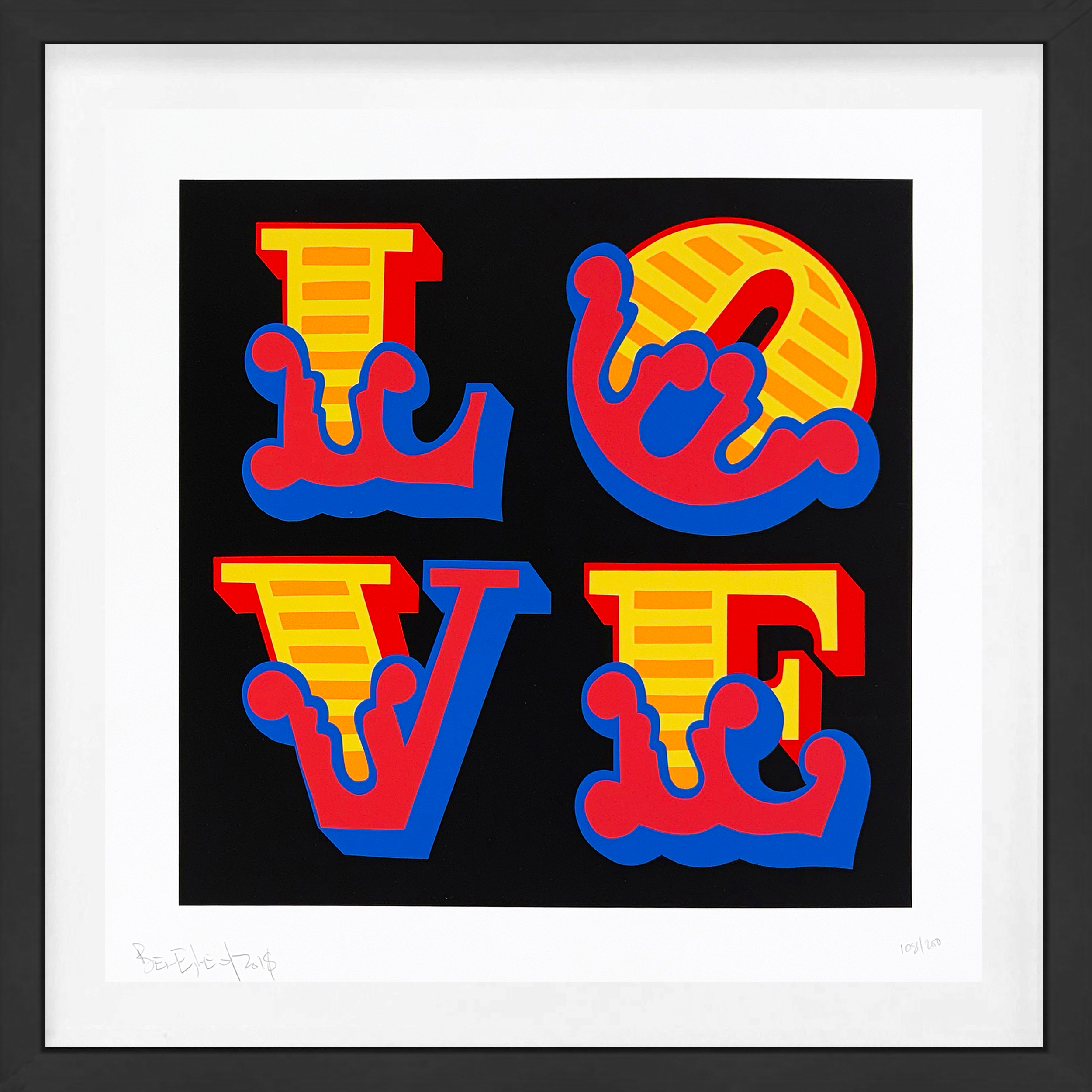 Love by Ben Eine
