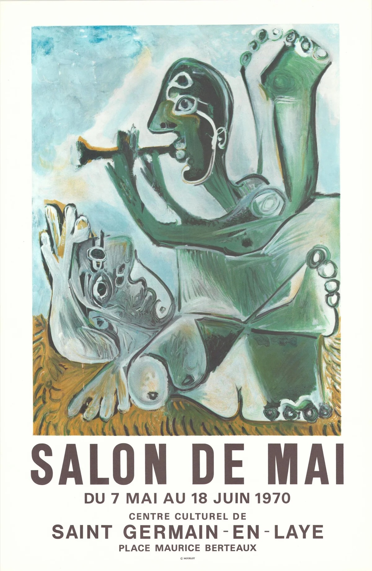 Salon de Mai – Centre Culturel St-Germain en Laye, Paris by Pablo Picasso