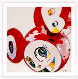 And Then x 6 (Red: The Polke Method) by Takashi Murakami at GallArt.com
