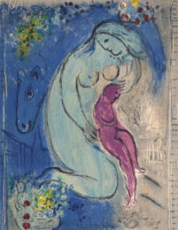 Quay of Flowers | Quai aux Fleurs by Marc Chagall at Gilden's Art Gallery