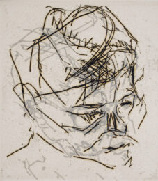 R.B. Kitaj, from: Six Etchings of Heads by Frank Auerbach at Gilden's Art Gallery