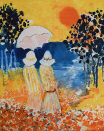 Sunset | Coucher de soleil by Epko (Albert Jan Willering) at Gilden's Art Gallery