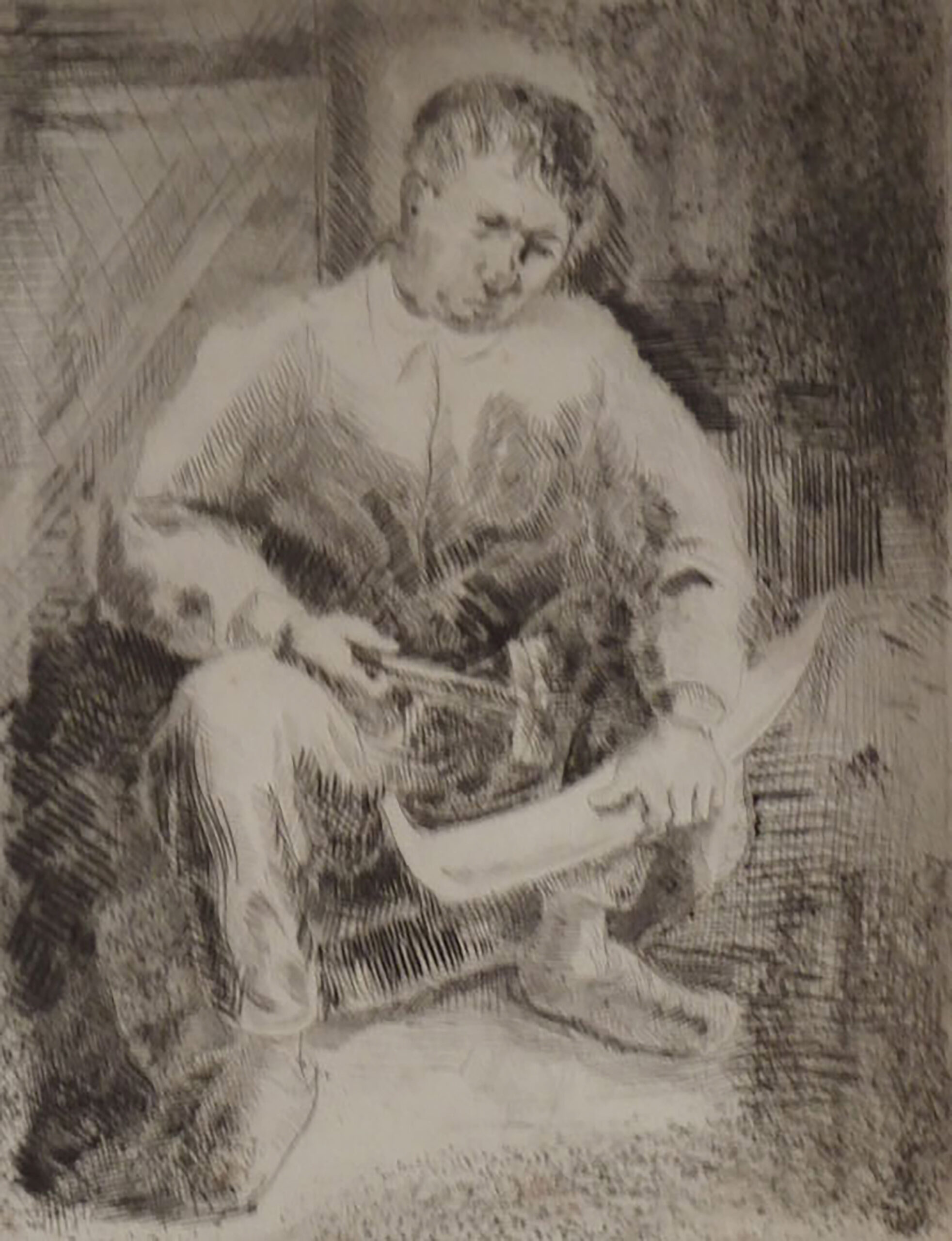 The Blacksmith by Adolphe Féder