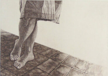 Standing on Tiles by Carles Verges at Gilden's Art Gallery