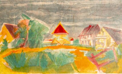 The Norman Dovecote | Le pigeonnier Normand by Jacques Villon at Gilden's Art Gallery