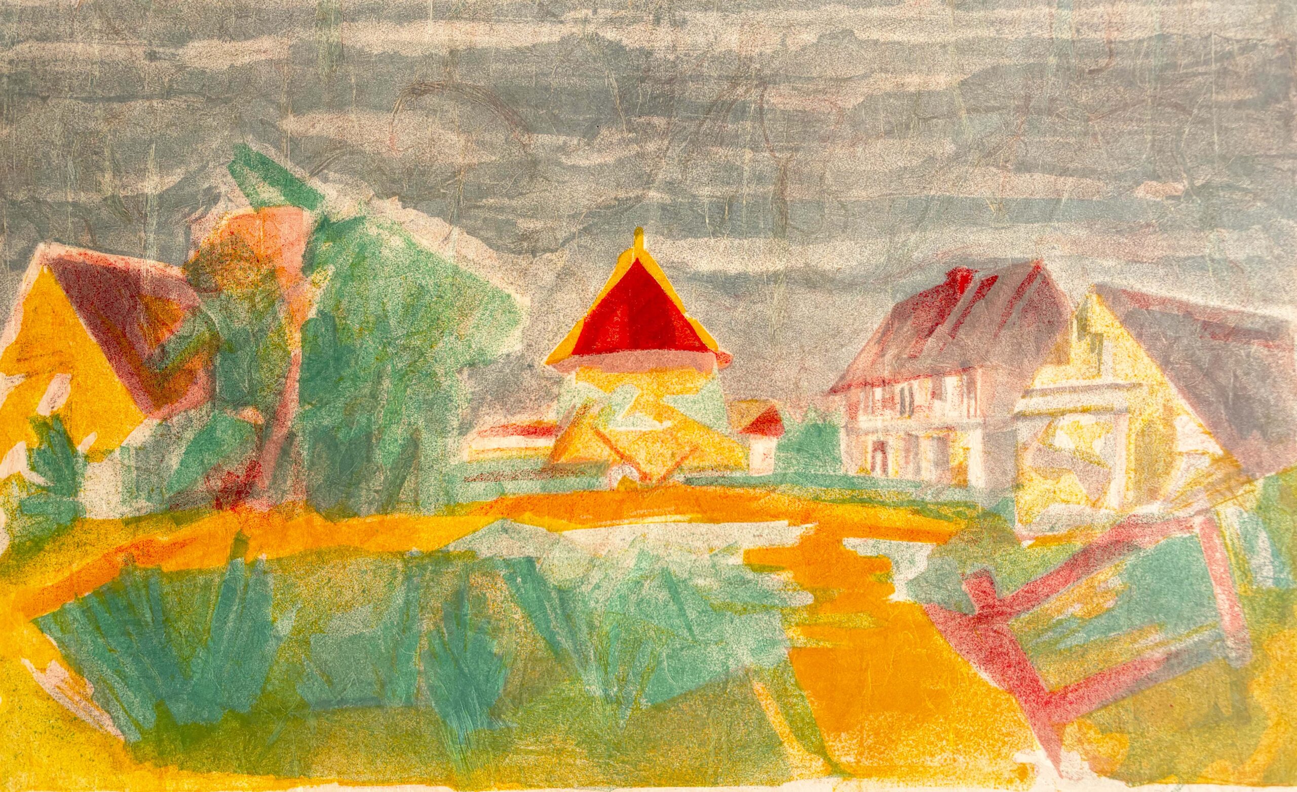 The Norman Dovecote | Le pigeonnier Normand by Jacques Villon