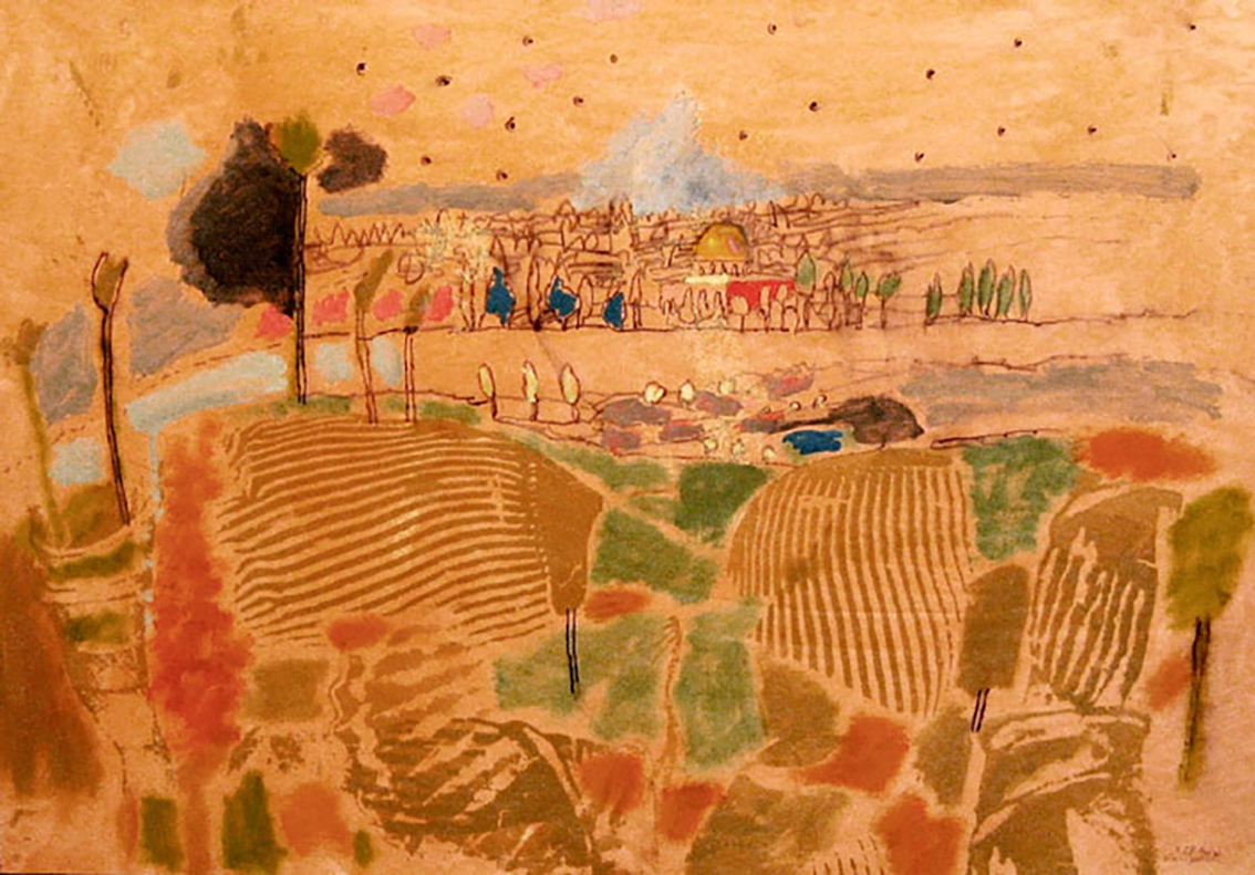 View of Jerusalem II by Oded Feingersh