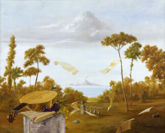 Landscape With Mandolin by Michael Gorban at GallArt.com