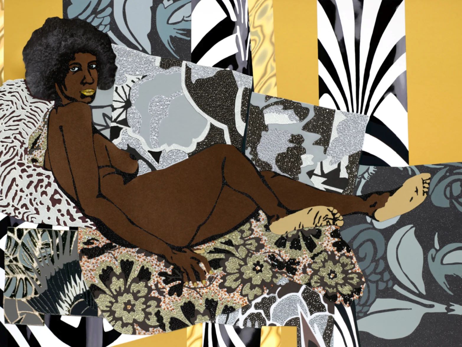 Taste Outside of Love by Mickalene Thomas