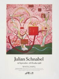 Julian Schnabel rare exhibition poster by Julian Schnabel at Dovehouse Contemporary
