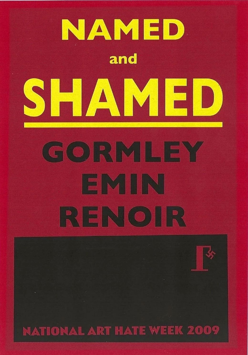 Named & Shamed (From the Love the Art Hate portfolio) by Billy Childish