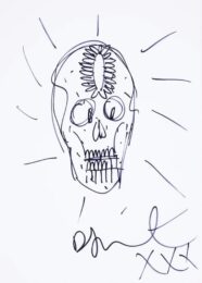 Untitled (Skull Drawing) by Damien Hirst at Clifton Gallery