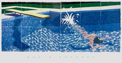 A Diver Poster by David Hockney at Clifton Gallery