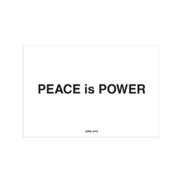 Peace is Power by Yoko Ono at Dovehouse Contemporary