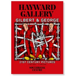 21st Century Pictures – Original Exhibition Poster by Gilbert & George at Dovehouse Contemporary