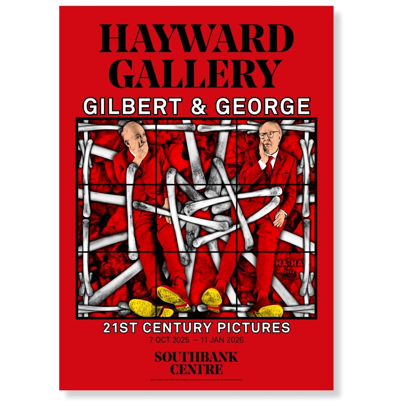 21st Century Pictures – Original Exhibition Poster by Gilbert & George