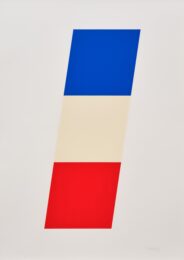 Blue White Red by Ellsworth Kelly at Susan Sheehan Gallery