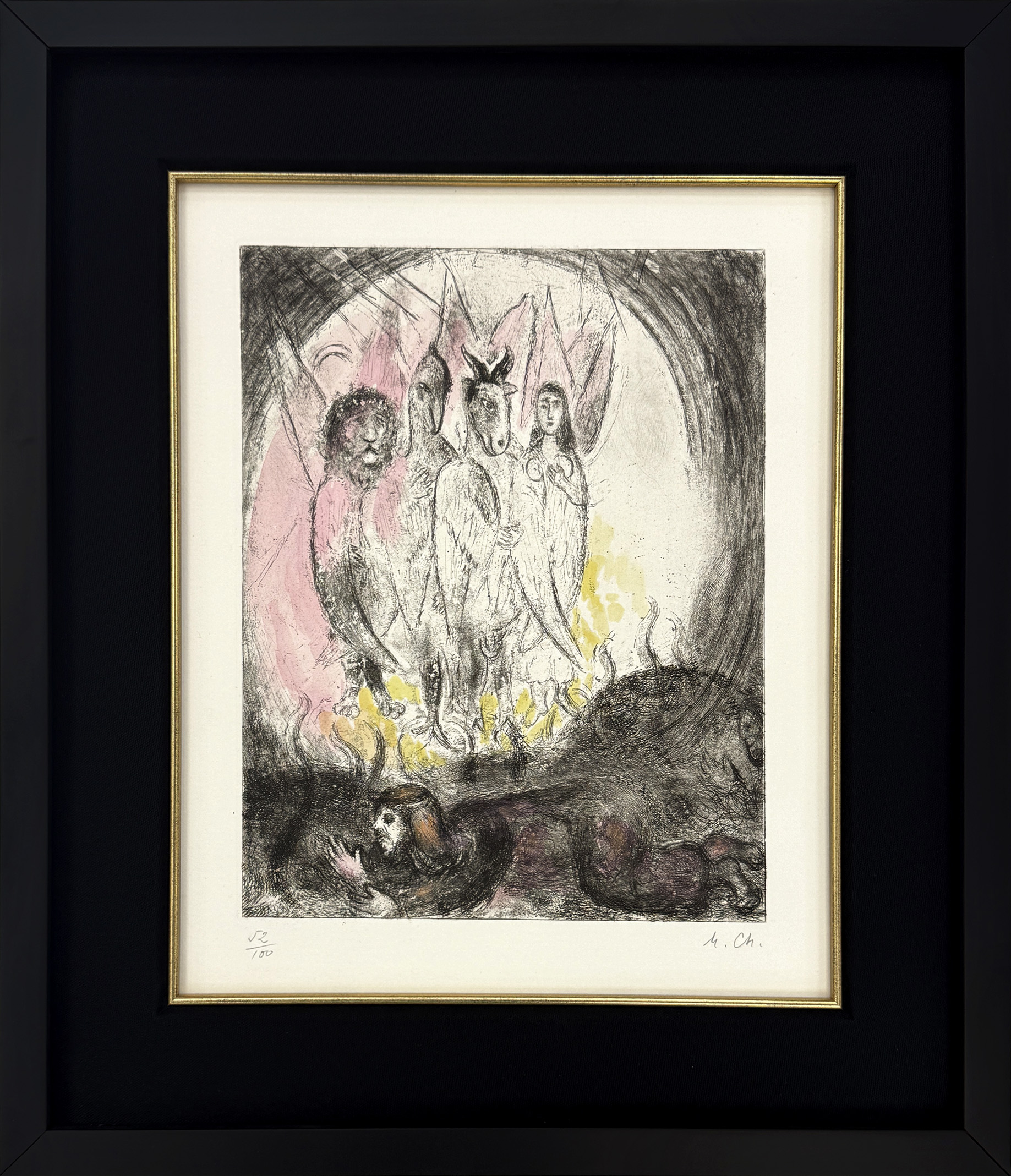 La Vision d’Ezechiel by Marc Chagall