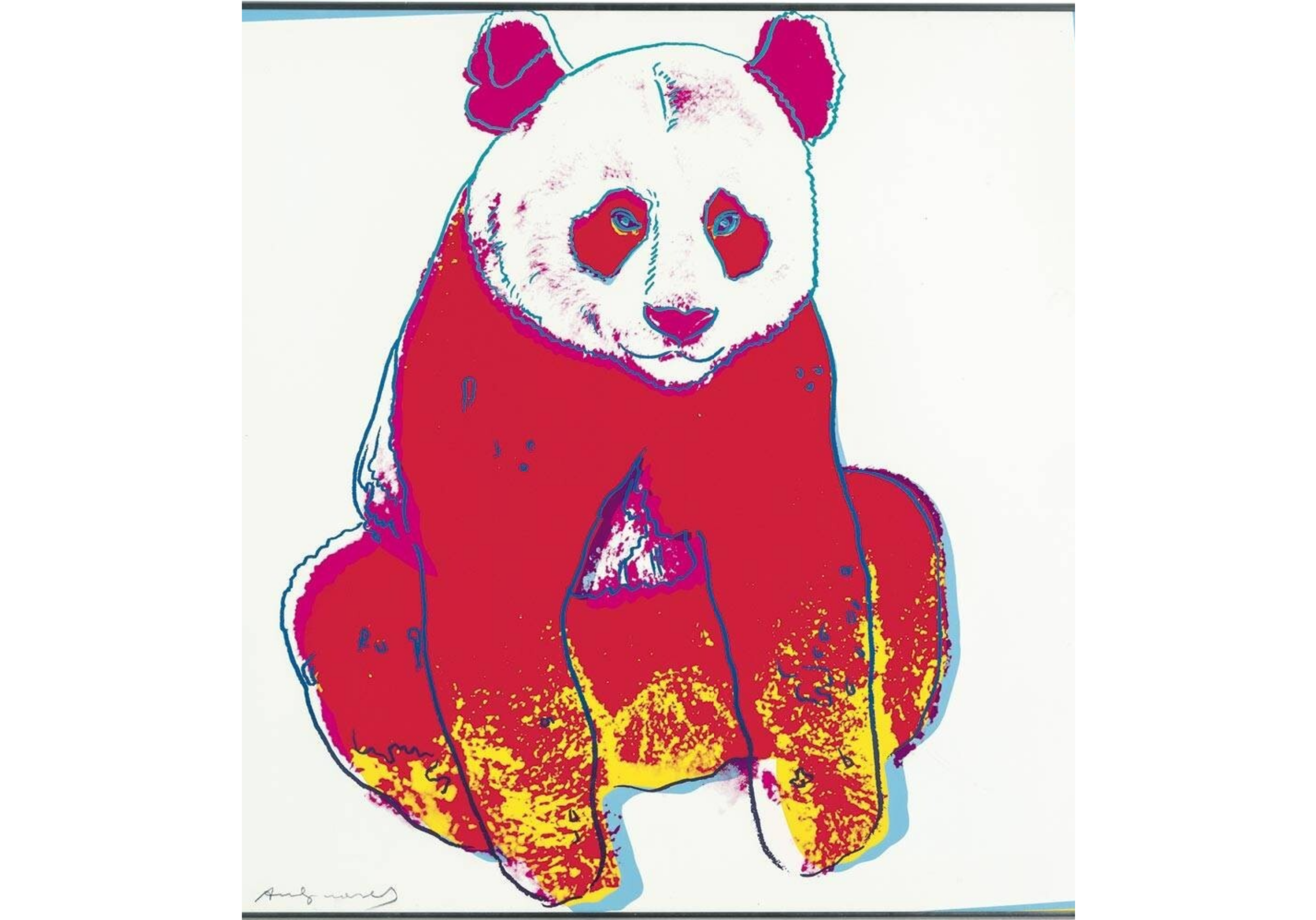 Giant Panda, from Endangered Species by Andy Warhol
