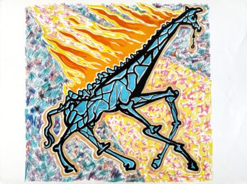 Giraffa che brucia (Burning Giraffe) by Salvador Dalí at Epicentrum Art Gallery