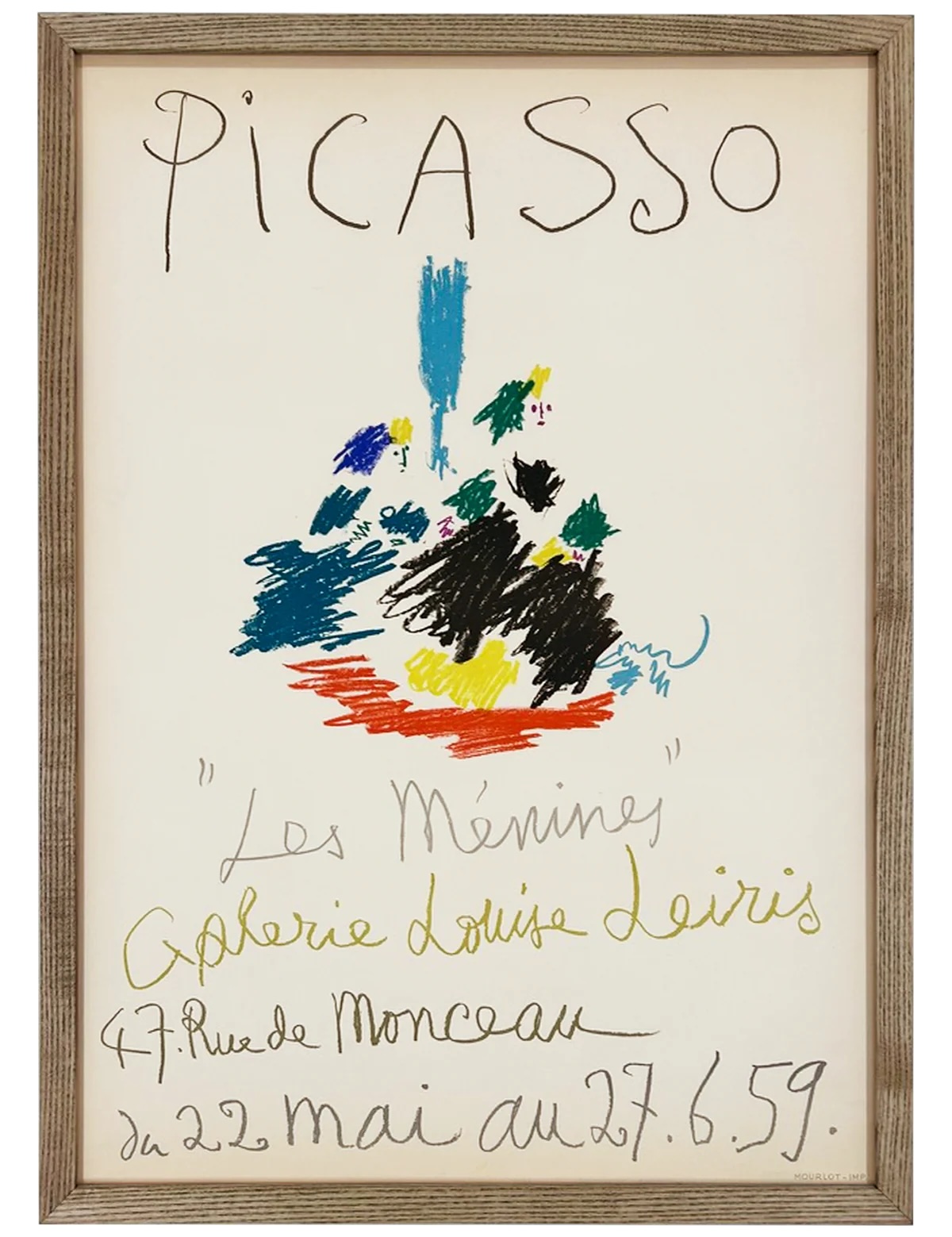‘Les Ménines’ Galerie Louise Leiris, Paris by Pablo Picasso