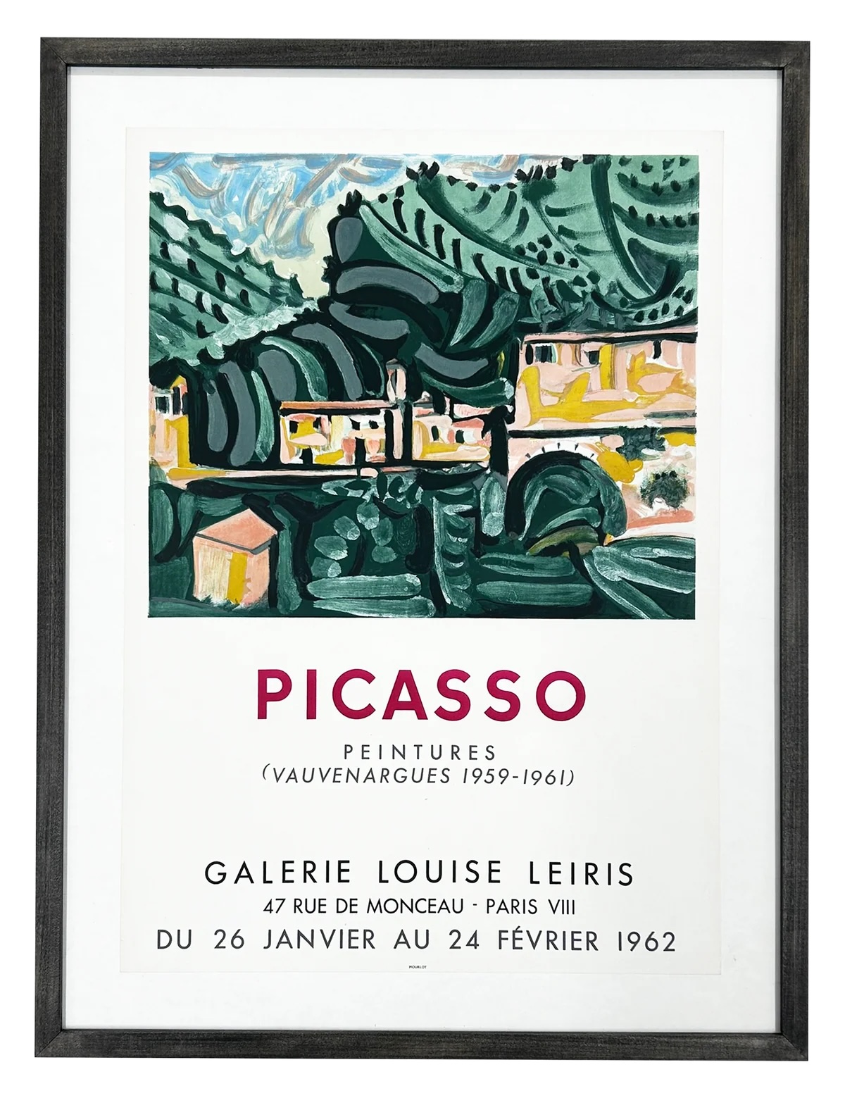 Peintures (Vauvenargues 1959-1961) – Galerie Louise Leiris by Pablo Picasso