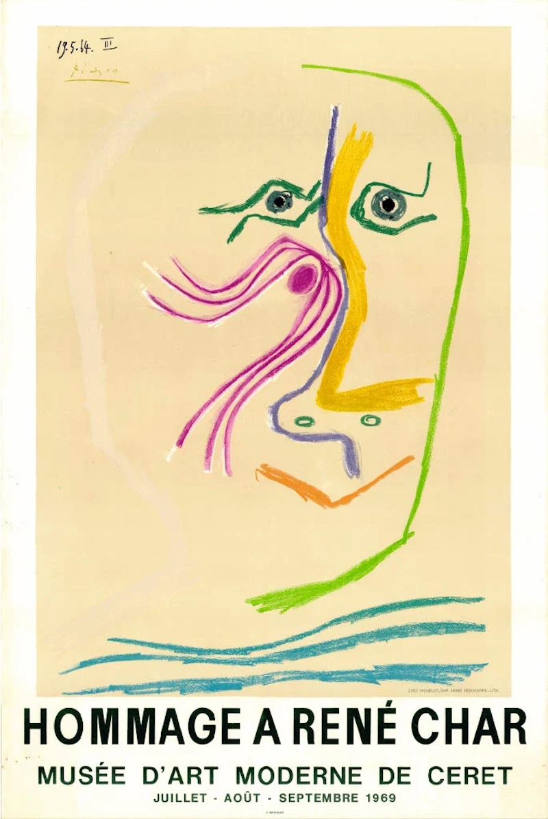 Hommage a René Char – Musée D’Art Moderne, Ceret by Pablo Picasso