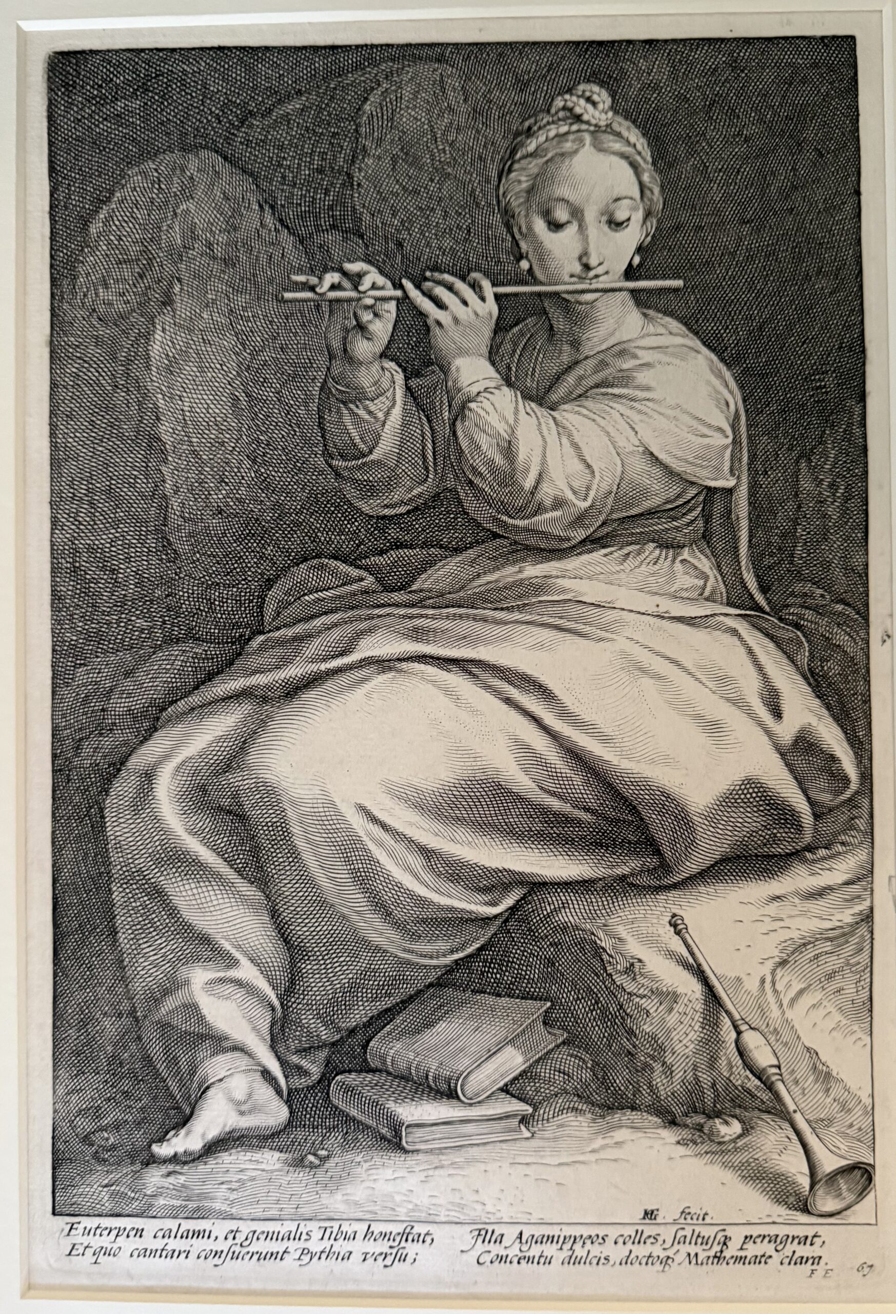 Euterpe the Muse by Hendrik Goltzius