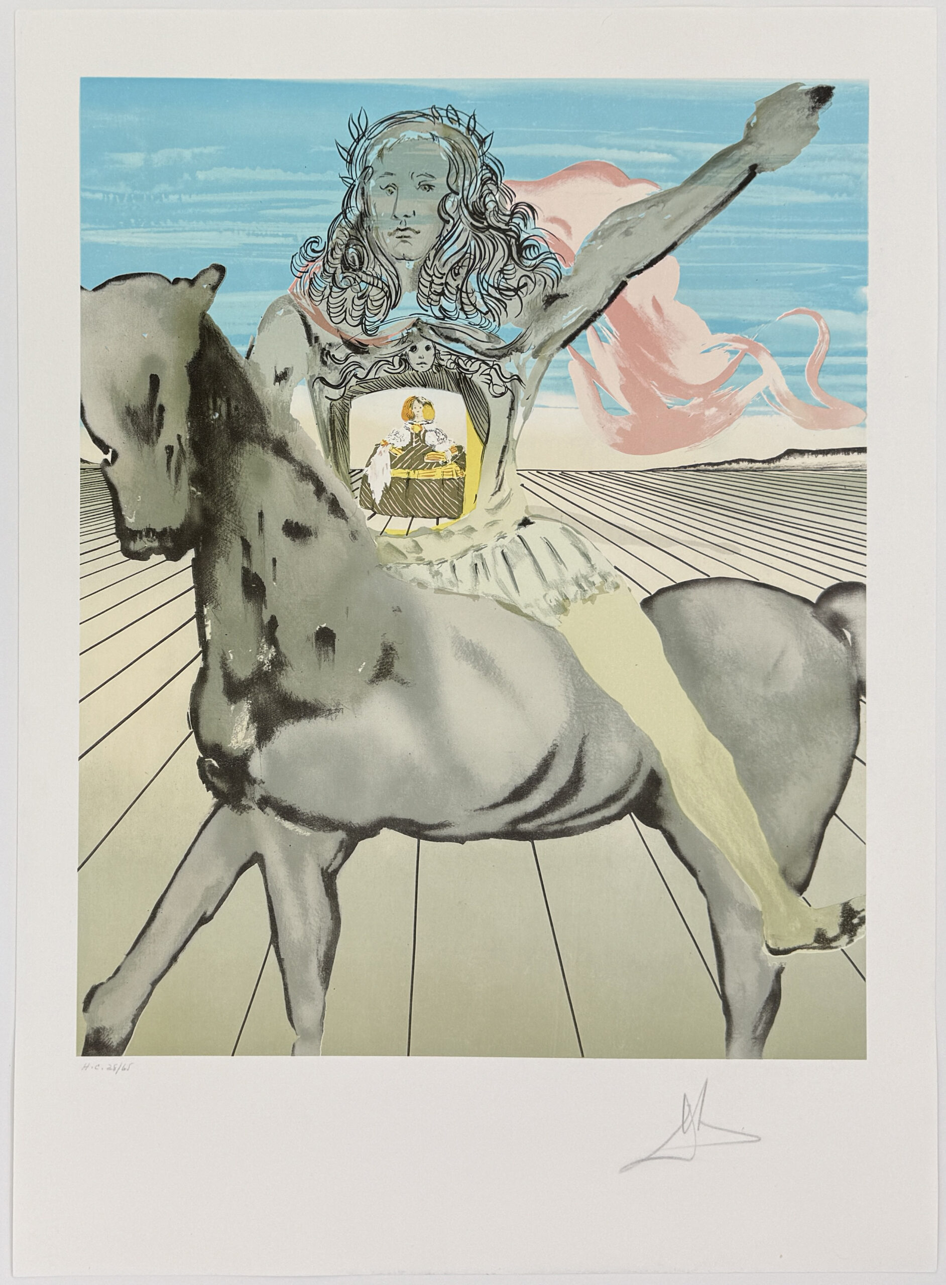 Chevalier Surrealiste (Jinete De Velasquez) by Salvador Dalí