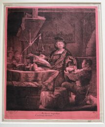 Jan Uytenbogaert, the Goldweigher, after Rembrandt by William Baillie at Chicago Fine Prints