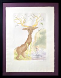Le Cerf se voyant dans l’eau (The Stag Reflected in the Water) by Salvador Dalí at Epicentrum Art Gallery