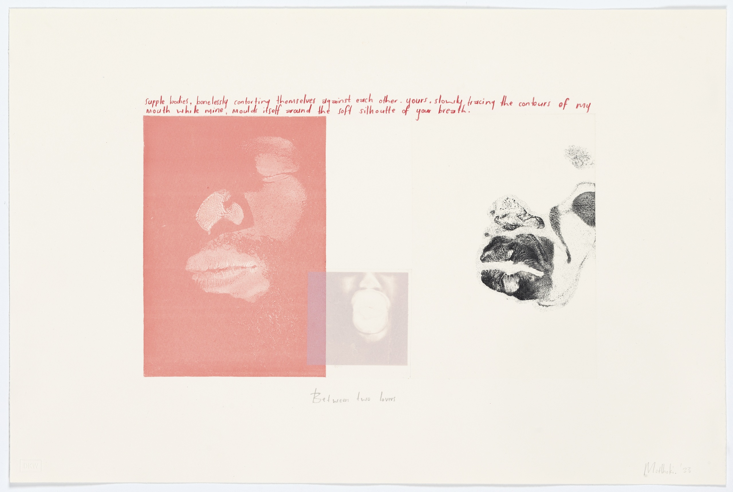 Between Two Lovers, 2023 by Motlhoki Nono
