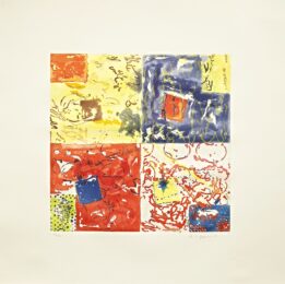 4 x 4 by Nancy Graves at Douglas Flanders and Associates