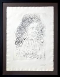 Portrait of la Fontaine by Salvador Dalí at Epicentrum Art Gallery
