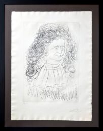 Portrait of la Fontaine by Salvador Dalí at Epicentrum Art Gallery