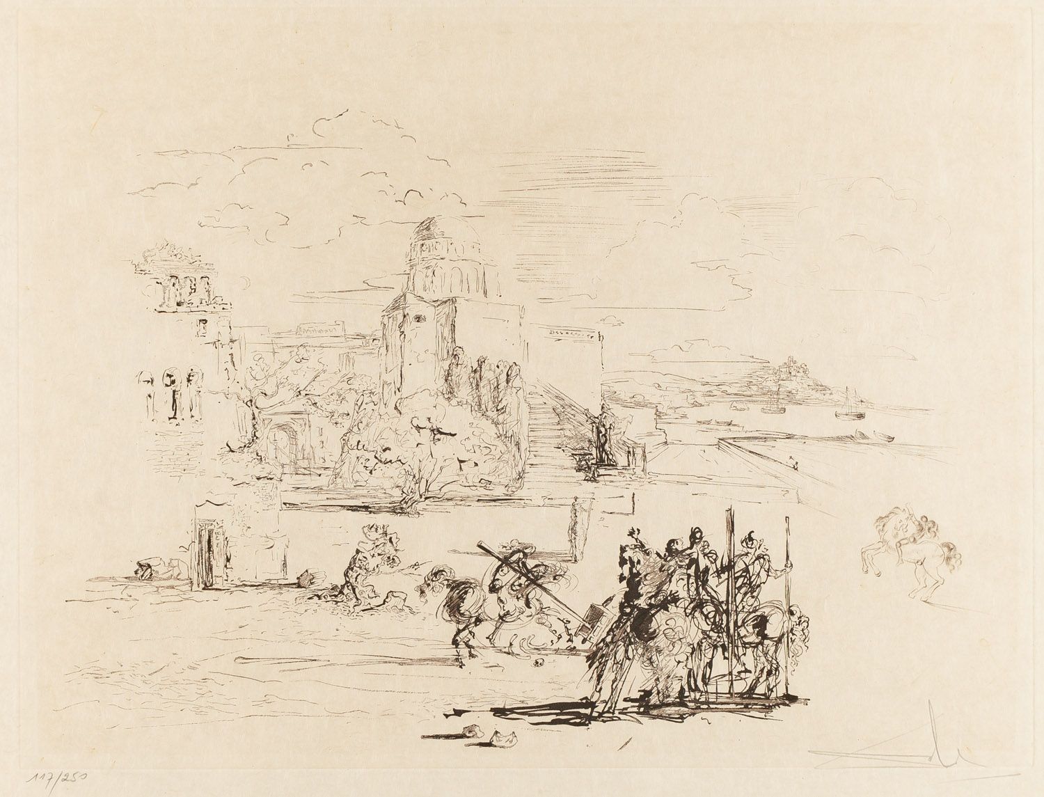 Rome and Cadaqués by Salvador Dalí