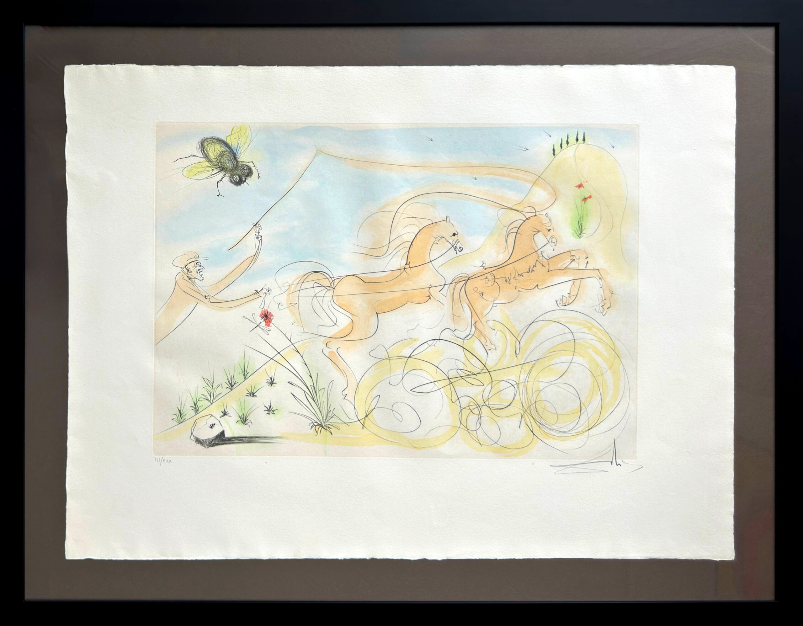Le Coche et la Mouche (The Coach and the Fly) by Salvador Dalí