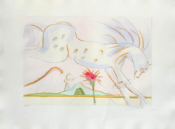 Le Cheval et le Loup (The Horse and the Wolf) by Salvador Dalí at Epicentrum Art Gallery