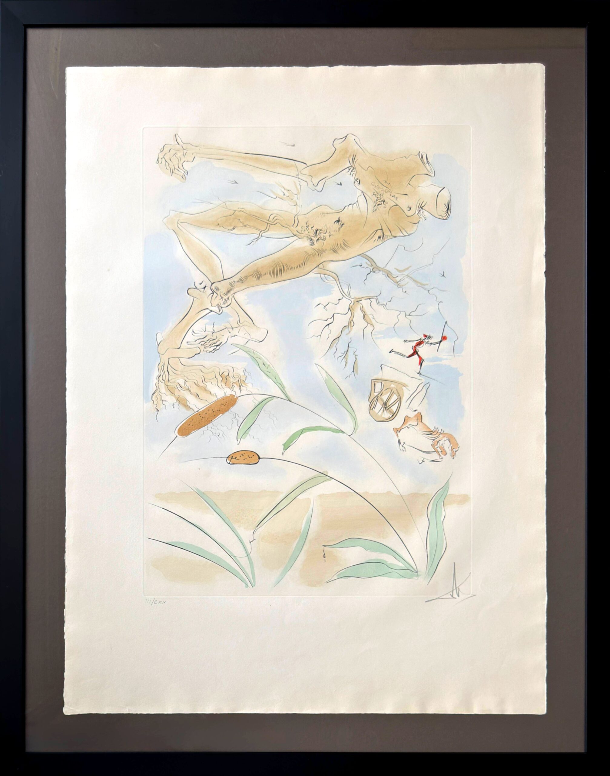 Le Chêne et le Roseau (The Oak and the Reed) by Salvador Dalí