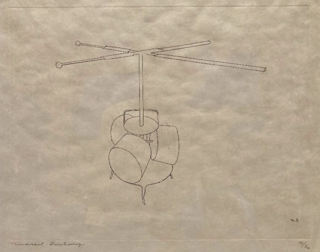 The Chocolate Grinder by Marcel Duchamp
