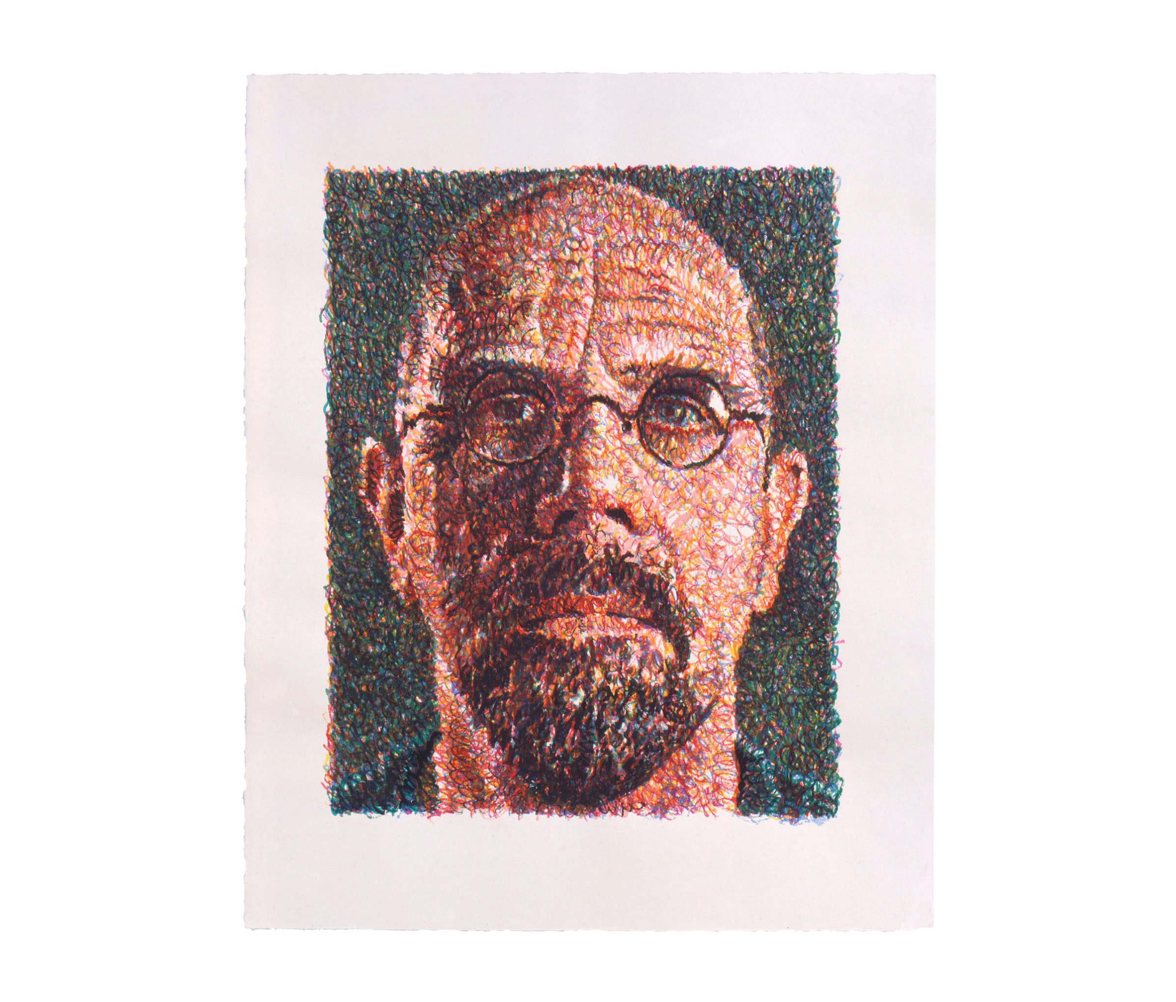 Self-Portrait by Chuck Close