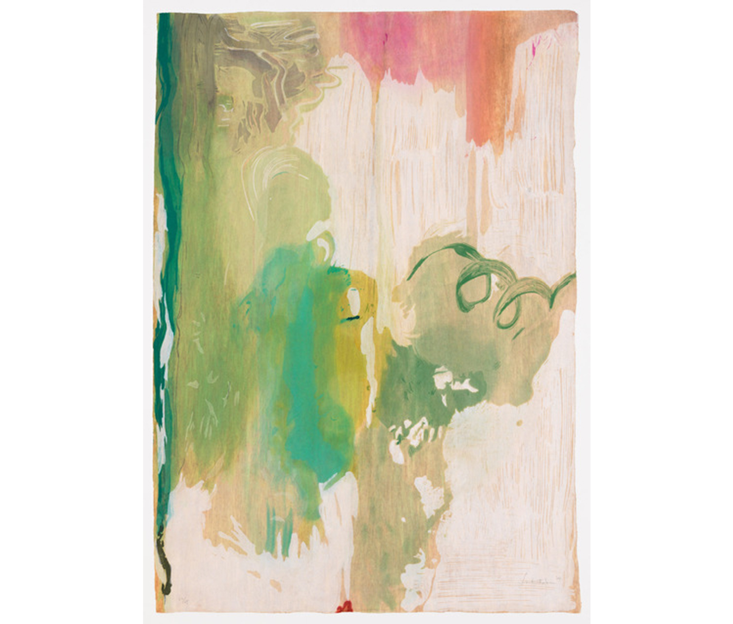 Snow Pines by Helen Frankenthaler