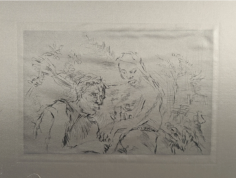 Penthesileas und Achills Zwiegespräch by Oskar Kokoschka at Sylvan Cole Gallery