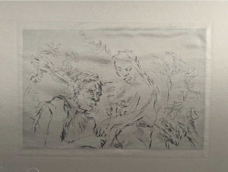 Penthesileas und Achills Zwiegespräch by Oskar Kokoschka
